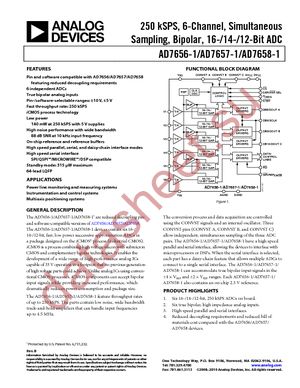 AD7656YSTZ-1-RL datasheet  